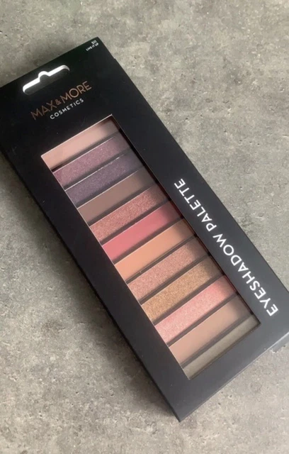 Palette De Maquillage Pour Les Yeux SKYLINE De MAX&MORE - 21 Coloris Mat Et Brillant