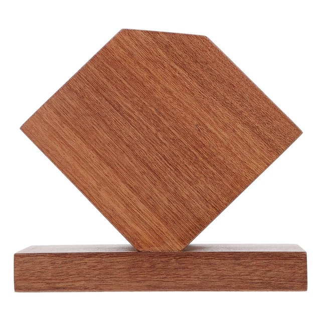 Toallero de papel de madera para guardar pañuelo estilo chino