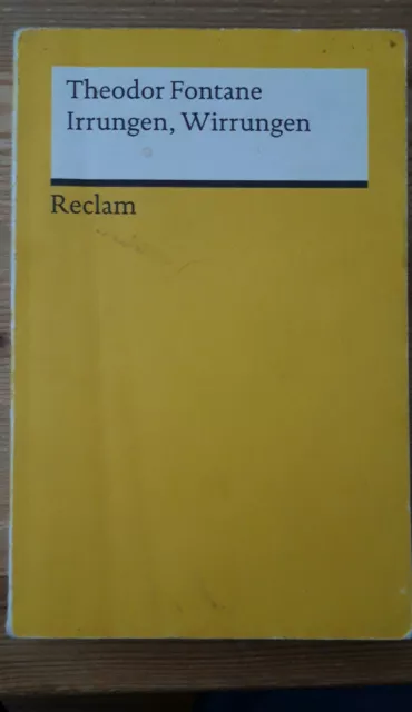 Irrungen, Wirrungen von Theodor Fontane (2010, Taschenbuch)