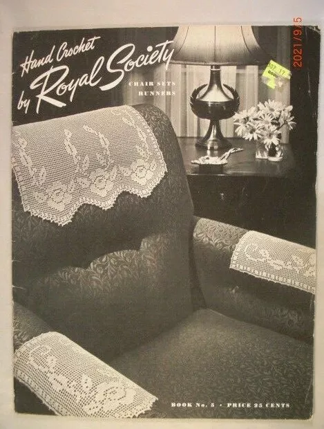 Chair Sets & Runners - Royal Society Book #5 - 28 Crochet Patterns