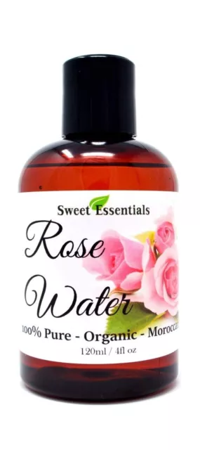 Premium Organic Moroccan Rose Water - 4oz - Imported from Morocco - 100% Pure...