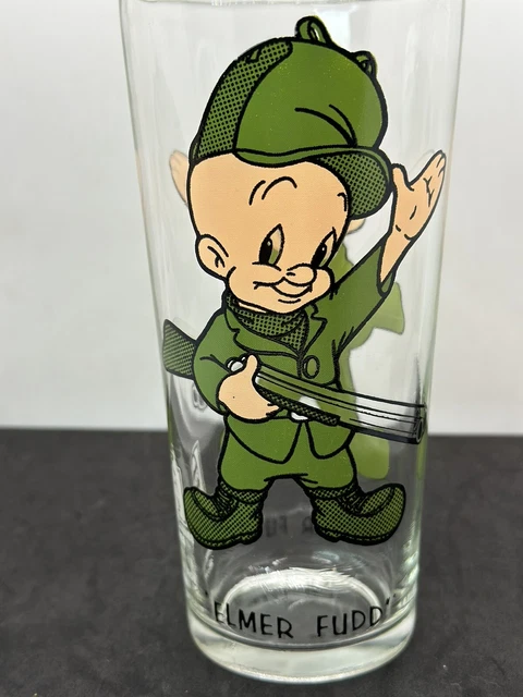 elmer fudd pepsi glass 1973 Rascally Wrabbit Adventures 16oz Vintage