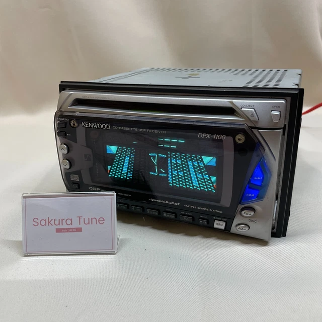 KENWOOD DPX-4100 CAR Audio 2DIN type CD/Cassette DSP