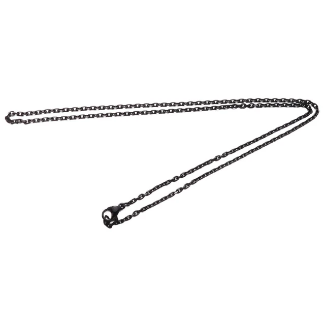 5pz Collana Semplice Acciaio Inox Collana Decorativa Donna (50cm