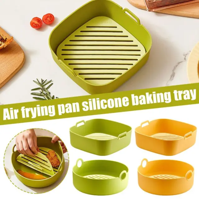 Air Fryers Oven Baking Tray Fried Chicken Basket Mat AirFryer Silicone Potﻬ