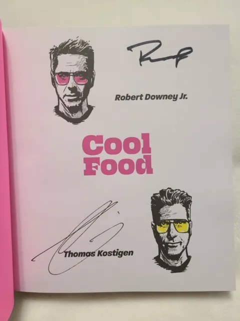 Robert Downey Jr Cool Food Signed