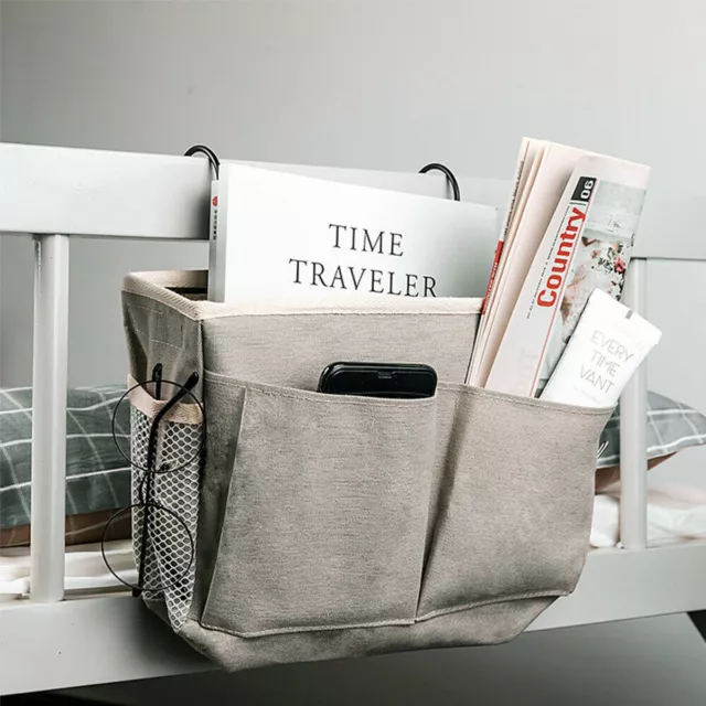 Bedside Storage Organiser Felt Caddy Hanging Bag Bed Sofa Hanging Holder NEW