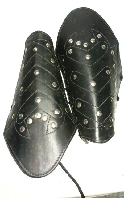 Leather Bracer Arm Cuff Armor Medieval Vambrace Viking Guard