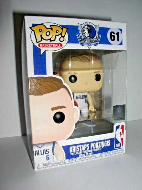 Funko Pop Basketball - Dallas Mavericks - Kristaps Porzingis (#61,New)