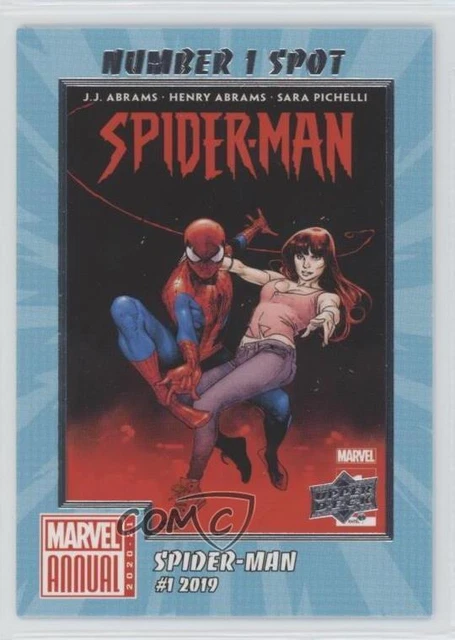 2020-21 Upper Deck Marvel Annual Number 1 Spot Spider-Man #1 #N1S-12 00jz