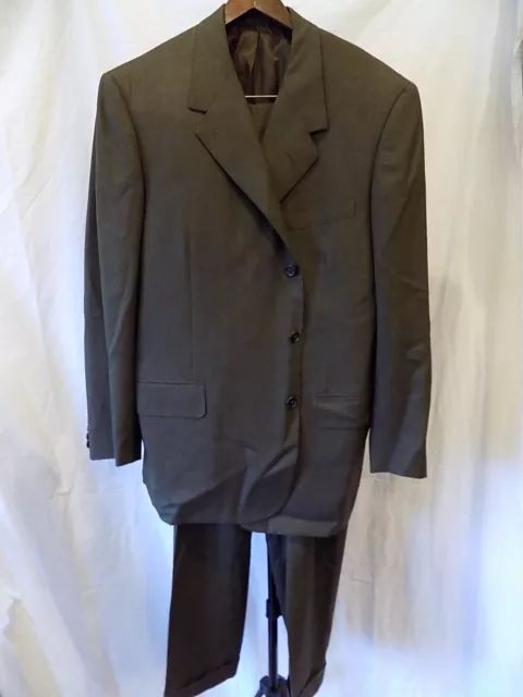 NWT OXFORD CLOTHES Neiman Marcus Super 100's Cambridge Suit 46R/40R (218)