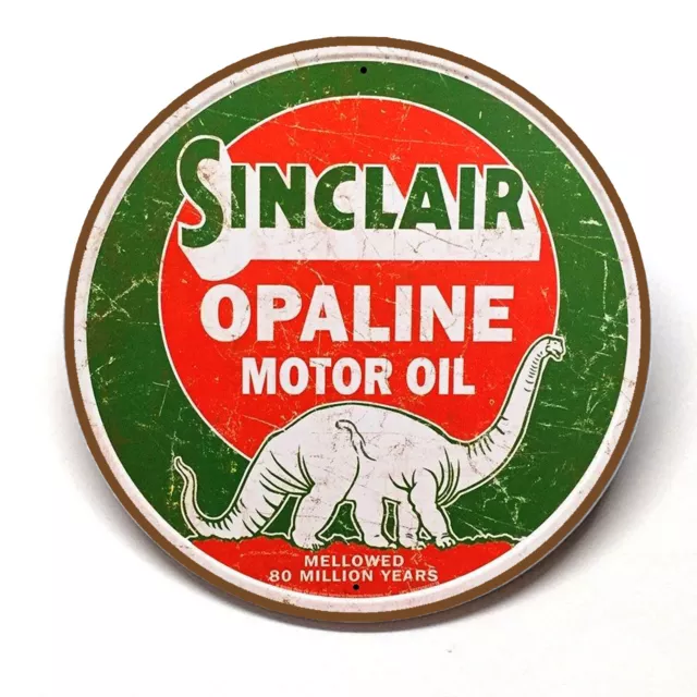 Sinclair Opaline Motor Oil Advertising Pocket Mirror Vintage Style