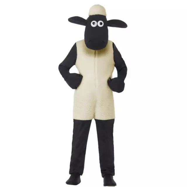 Kids Official Shaun The Sheep Animal Boys Girls Book Day Fancy Dress Costume