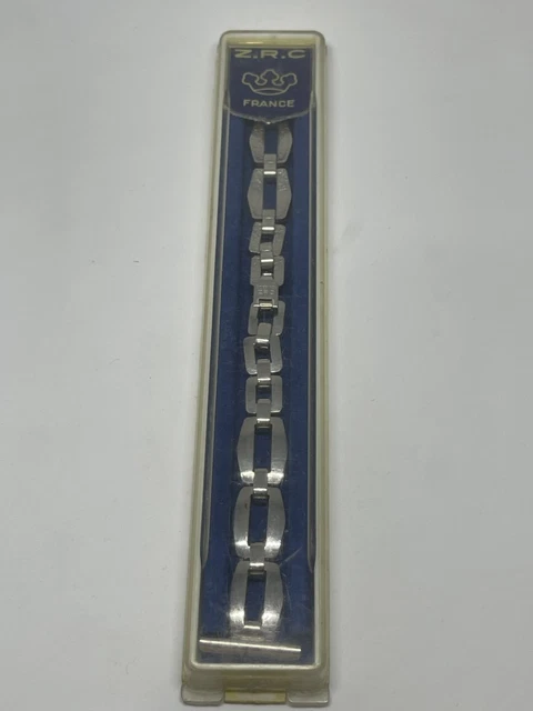 Bracelet Montre ZRC Vintage – Acier Plaqué Or, 20 Mm, Fantaisie, France