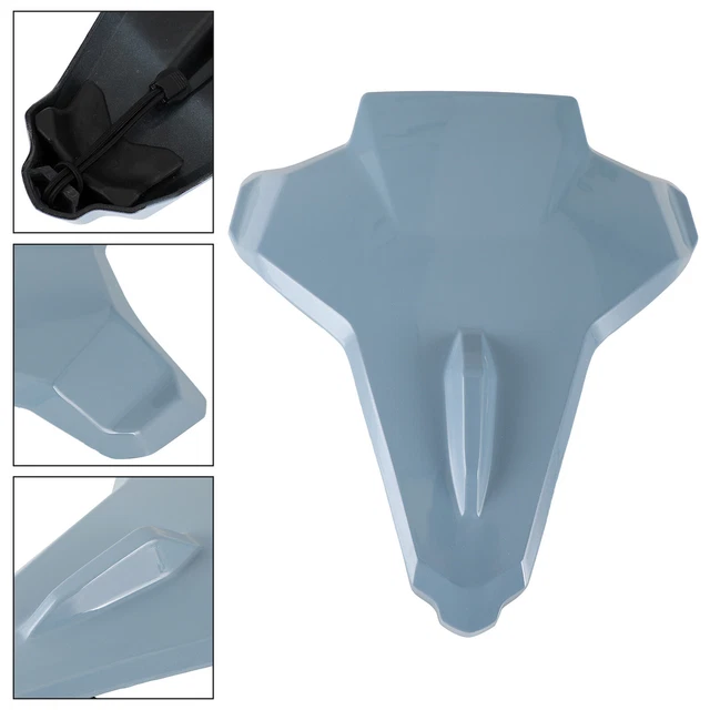 Housse De Siège Arrière Pour Yamaha YZF 1000 R1 2000-2001 - Blanc ABS - Protection Et Style
