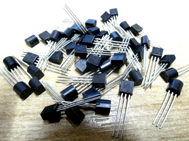 50 X BC327 BC327-16 PNP signal Transistor c327 General Semiconductor ...