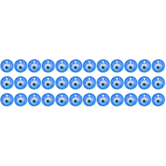 36 Pcs Teufels Auge Augenperle Aus Glas DIY Anhänger Verbinder Abstandsperlen