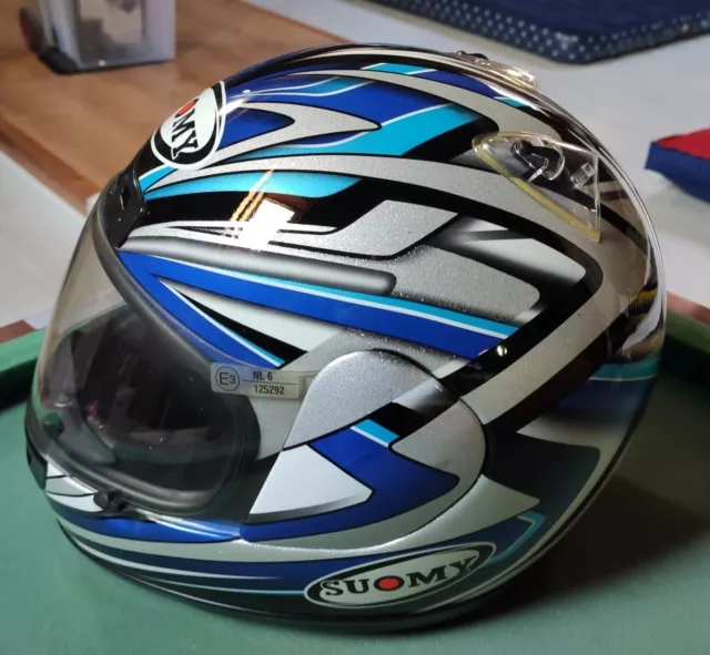 Casco moto integrale Suomy taglia S donna, uomo