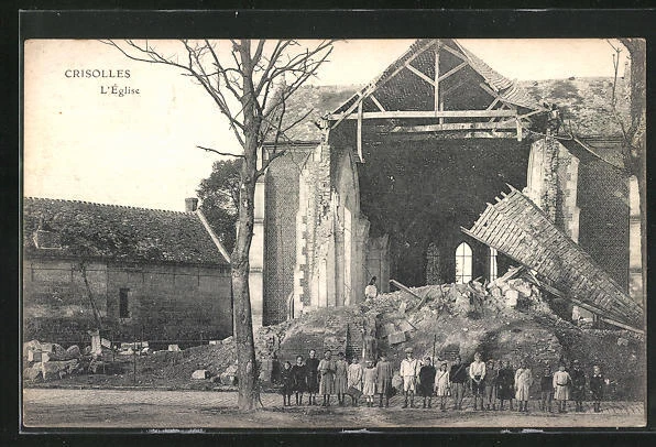 CPA Crisolles, L´Église