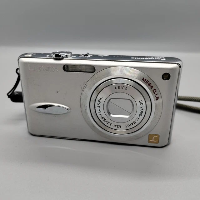 Panasonic Lumix DMC-FX8 5,0 megapixel fotocamera digitale compatta argento testato
