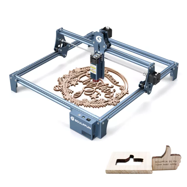 SCULPFUN S9 90W Effect CNC Laser Engraving Cutting Machine 410x420mm Engraver US