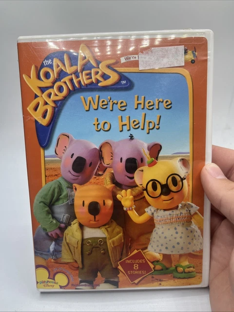 THE KOALA BROTHERS - We're Here To Help! (DVD) Bonus Koala