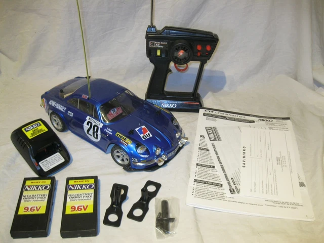 🚙 Ancienne VOITURE R/C NIKKO 1/14 ALPINE RENAULT A110 BERLINETTE Radio Control