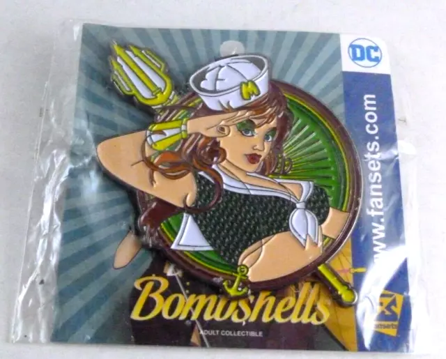 Licensed Fansets DC Comics Bombshells Mera Badge Pin