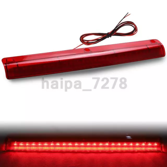 Universal Red 15"in Car Auto LED High Mount Third 3RD Brake Stop Tail Light Lamp