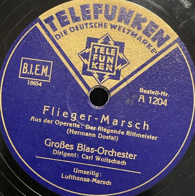 Flieger-Marsch - Blas-Orchester Carl Woitschach - Militaria WW2 WH WK2