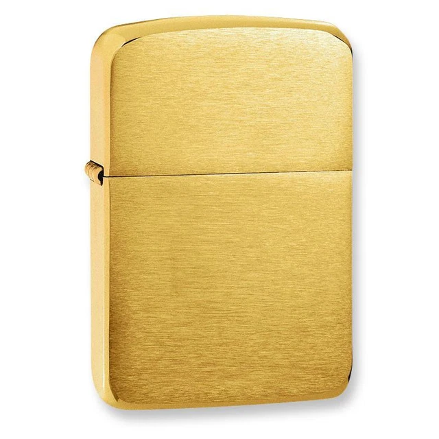1941 Replica Brushed Brass Zippo Lighter