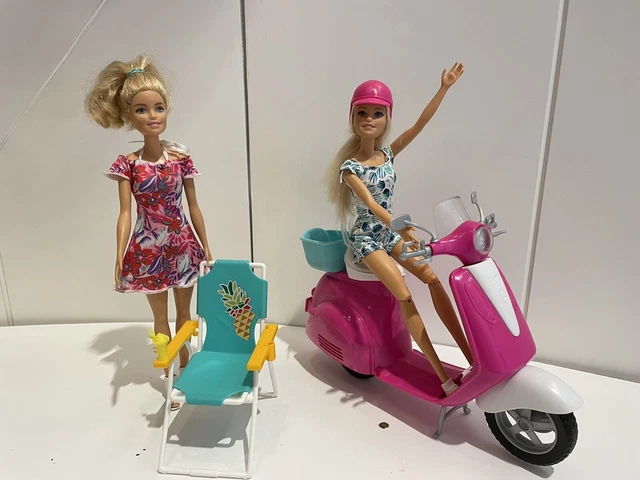 Barbie clearance bistro scooter
