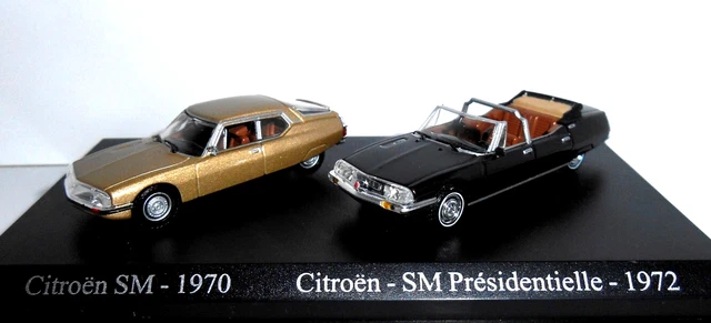 Norev - CITROEN SM Présidentielle 1972 gris métallisé réf. 158704 Neuf HO 1/87
