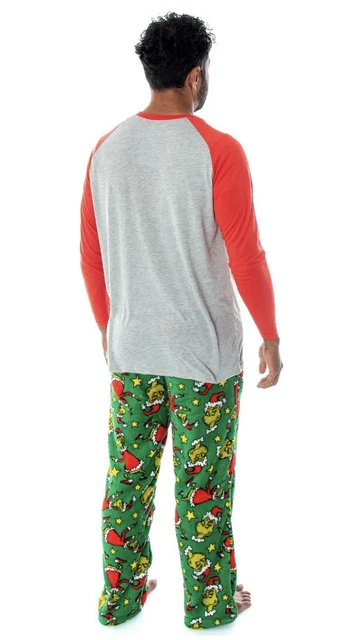 DR. SEUSS MEN’S XL The Grinch Who Stole Christmas 2 Piece Pajama Set ...