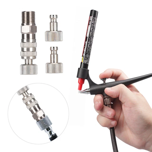 Adaptador de compresor de aire de montaje de aerógrafo manguera de aerógrafo