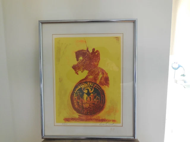 Limited Edition Print by Nissan Engel (Warriors Riding Horses ) in Bullets Serie Limited Edition Print by Nissan Engel (Warriors Riding Horses ) in Bullets Serie