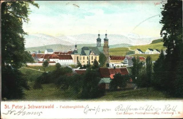 St.Peter im Schwarzwald,  Feldbergblick    1904