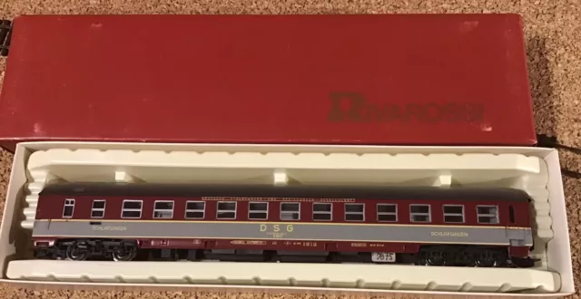 Rivarossi Ho Scale 2926 Passenger Coach DSG Sleeping Car Good Condition Boxed