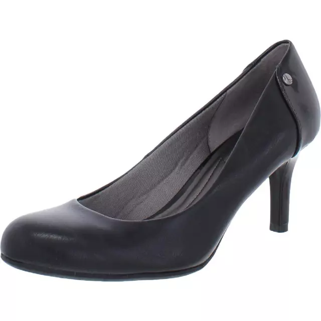 LifeStride Womens Lively Black Faux Leather Pumps 8.5 Narrow (AA,N) BHFO 0273