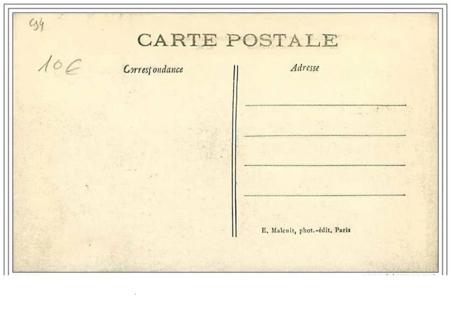 94.Alfortville.flundation S De January 1910.La Rue Des Deux Moulins 2