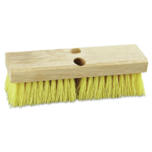 Boardwalk 2" Polypropylene Bristle 10" Deck Brush Head - Cream
