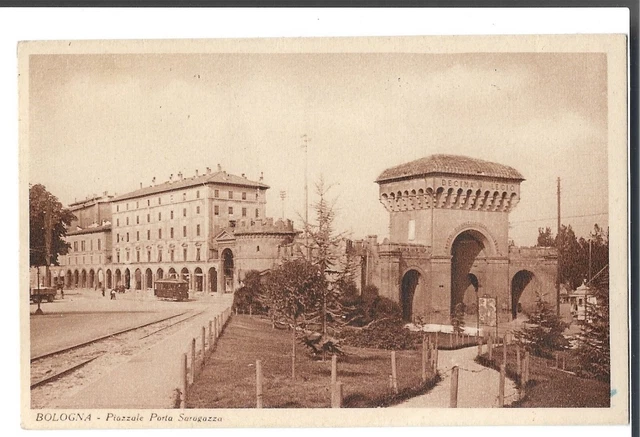 Bologna Piazza Porta Saragozza  F.p. Viaggiata  1936