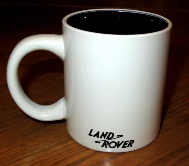 LAND ROVER White/Black HUE 166 Collectible COFFEE Cup MUG