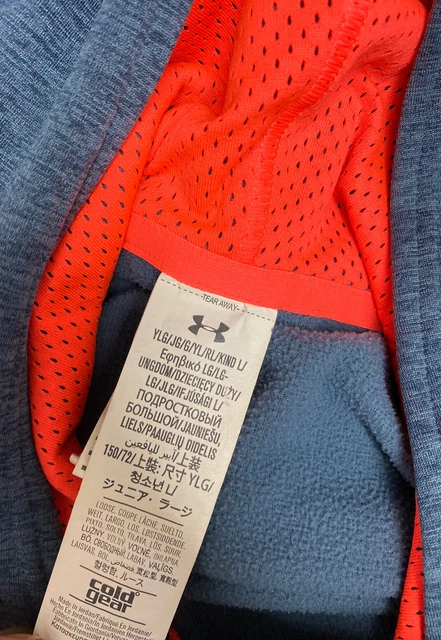 Under armour Ragazzi Ragazze Felpa con Cappuccio Manica Lunga Misura Ylg / Jg 8