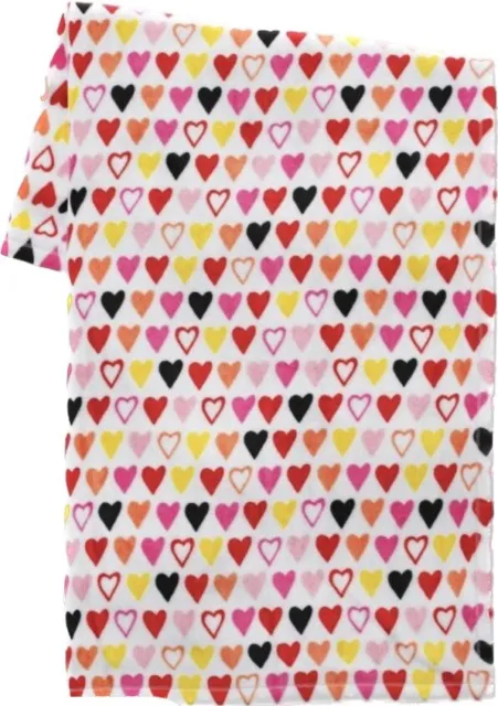 Heart Ultra Plush Throw Blanket Soft Printed Valentine's Day Home