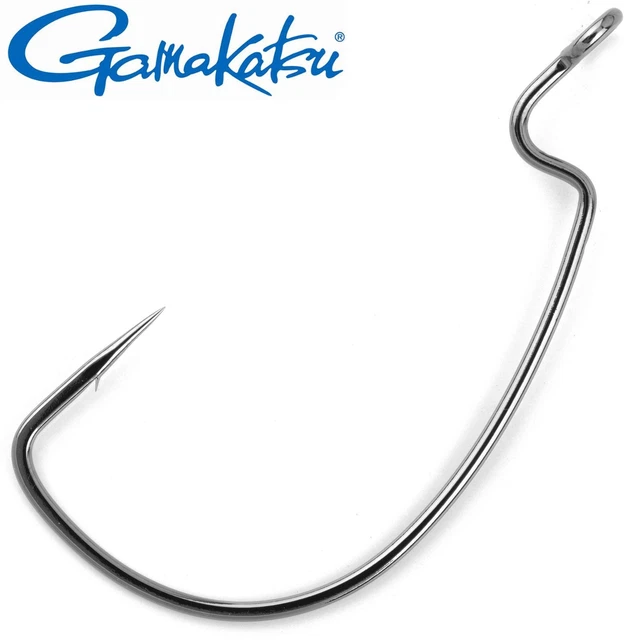 Gamakatsu Worm 330 Bottom Jigging - Offset Haken, Raubfischhaken, Wide Gap Haken