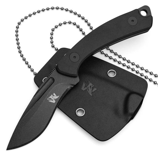 GEBRAUCHT:WOLFGANGS CITO NECK Knife Kydex Halsmesser Mini Tactical