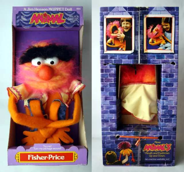 Ultra Rare Vintage 1978 Animal Muppets 18" Hand Puppet Fisher Price New Sealed !