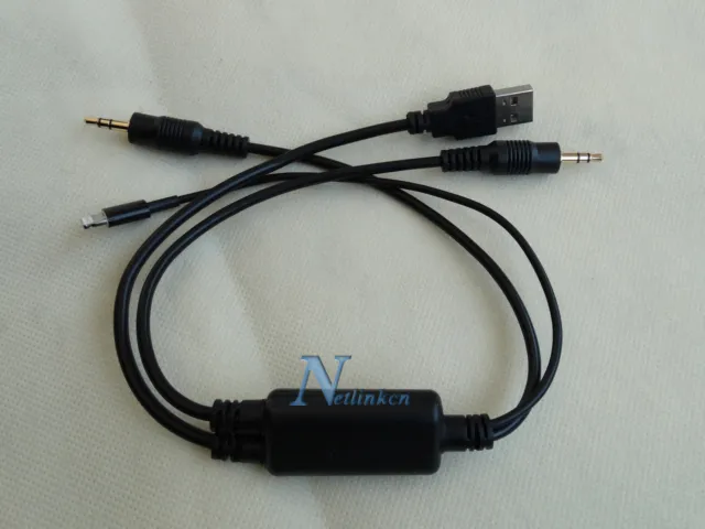 ALPINE câble aux 8 broches Pour iPHONE 5 5s 5c 6 iPOD TOUCH USB 3.5MM KCU-461iV 3