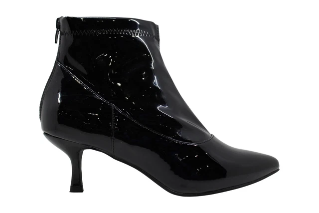H Halston Women's Mumbai Kitten Heel Dress Booties Women's Shoes, Black, Size